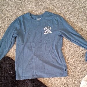 Vans Kids Long Sleeve Tee in Blue
